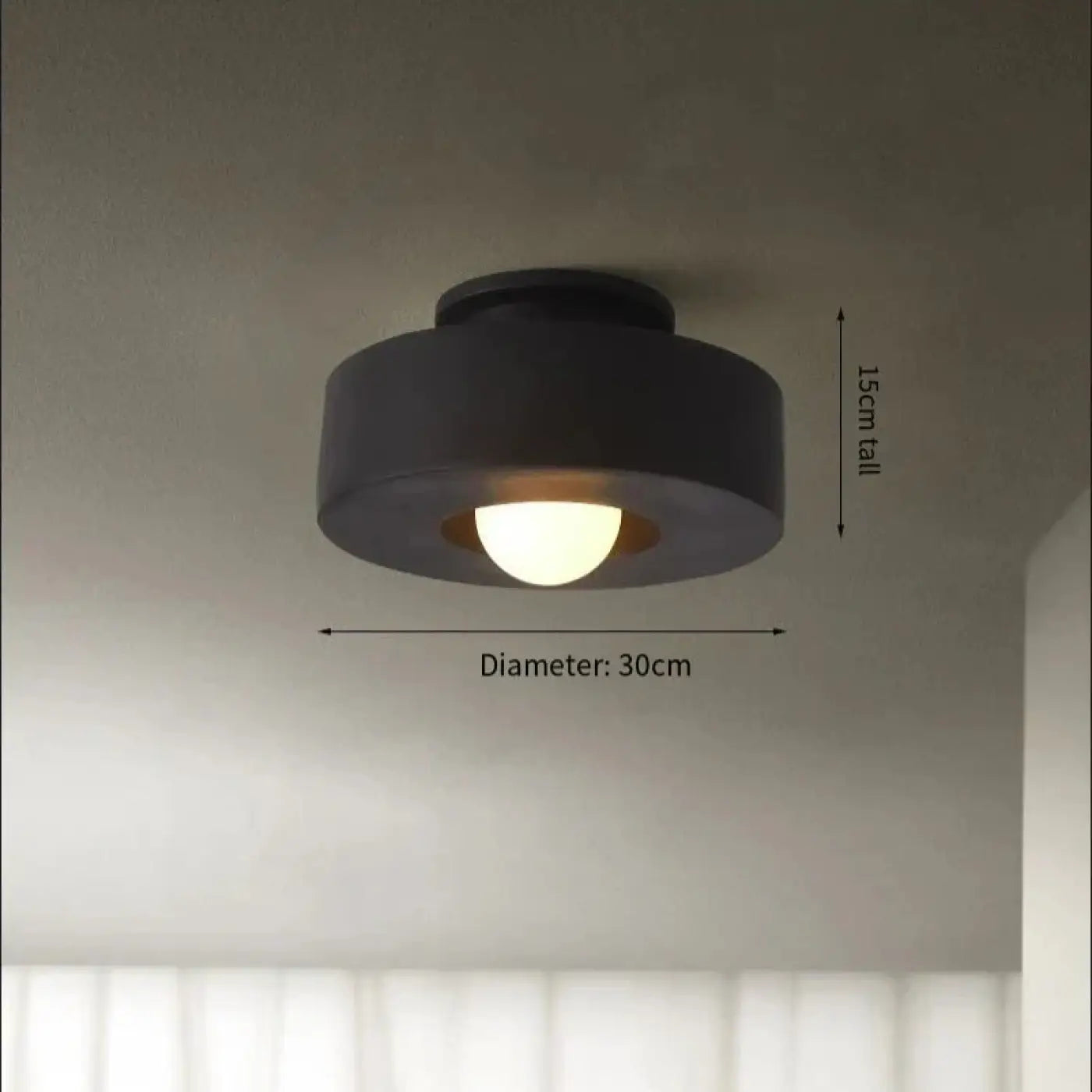 Plafonnier Scandinave Compact - Dalumea - vue 6