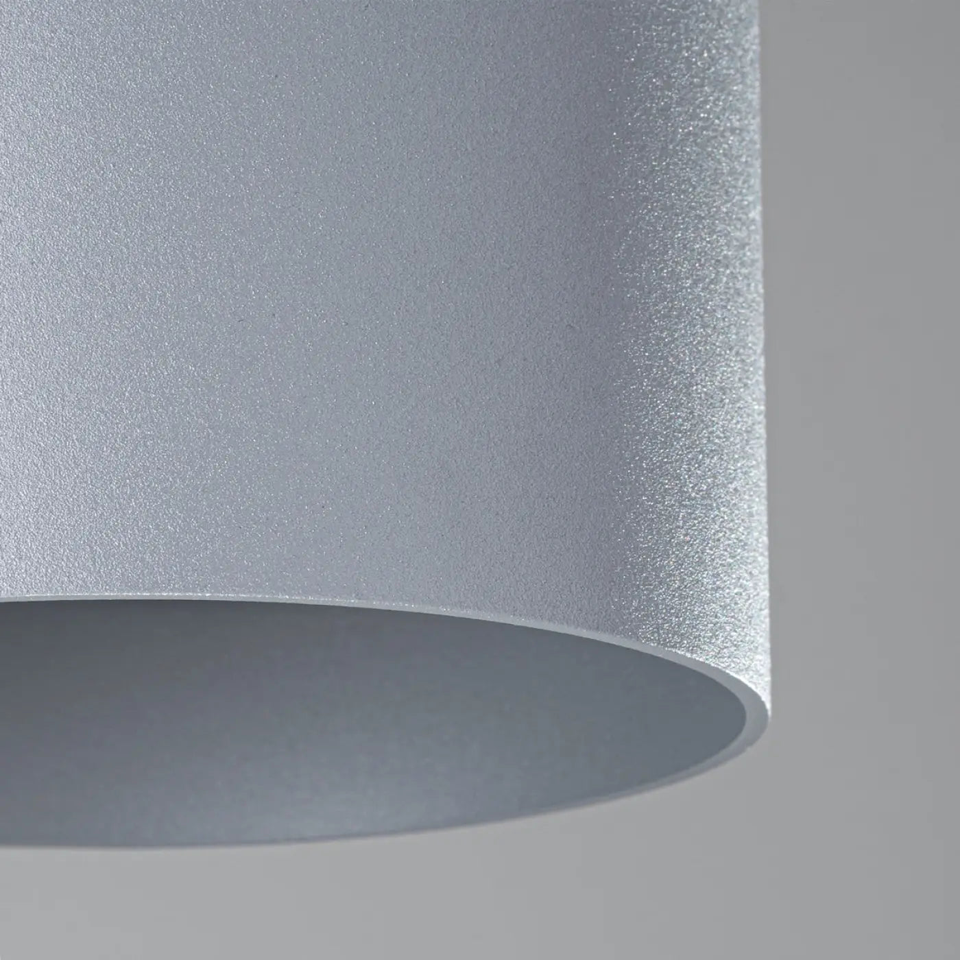 Plafonnier Cylindrique Gris Design - Dalumea - vue 3