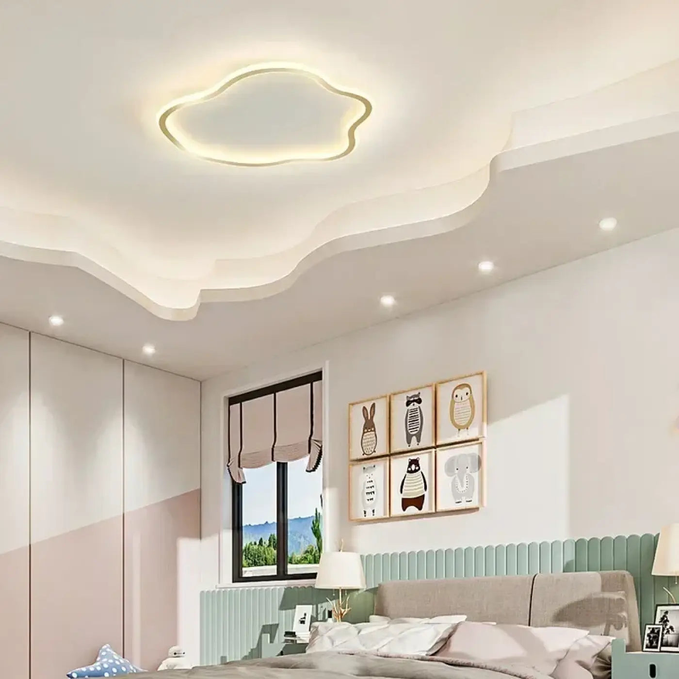 Plafonnier LED Nuage - Dalumea - vue 3