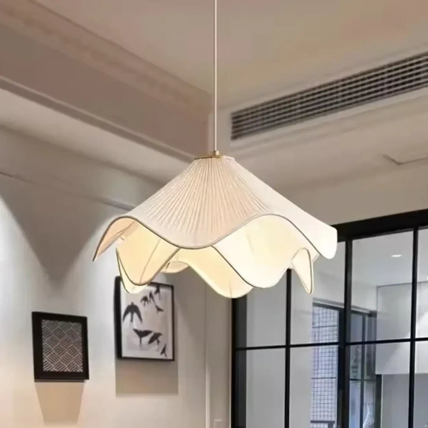 Suspension Luminaire Fleur Plissée - Dalumea - vue 1