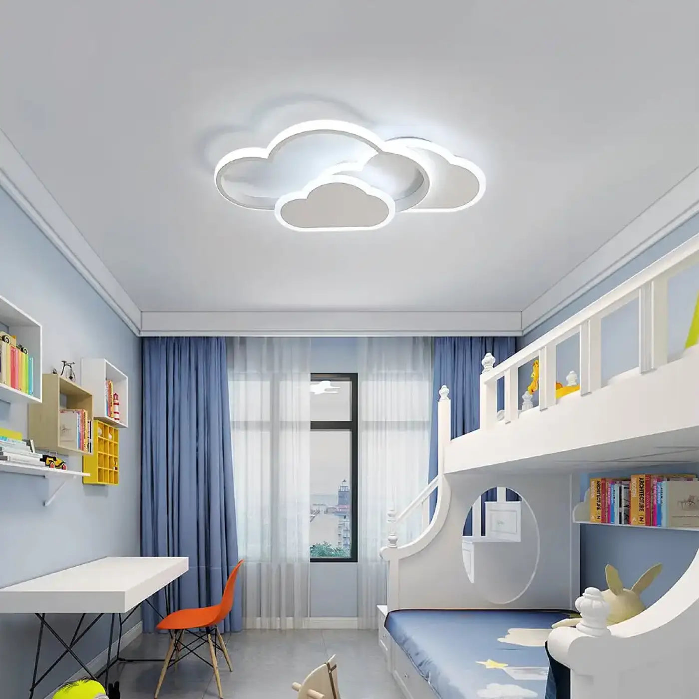 Plafonnier LED Nuage Chambre - Dalumea - vue 3