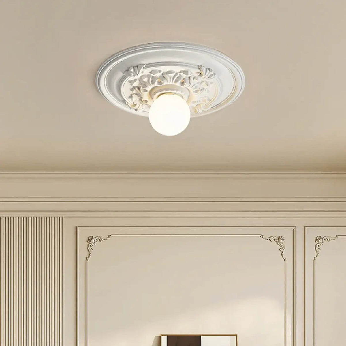 Plafonnier Classique Rosace Décorative - Dalumea - vue 2