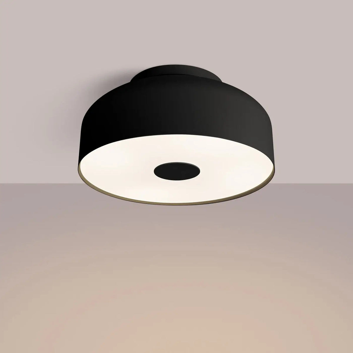Plafonnier Noir Contemporain - Dalumea - vue 1