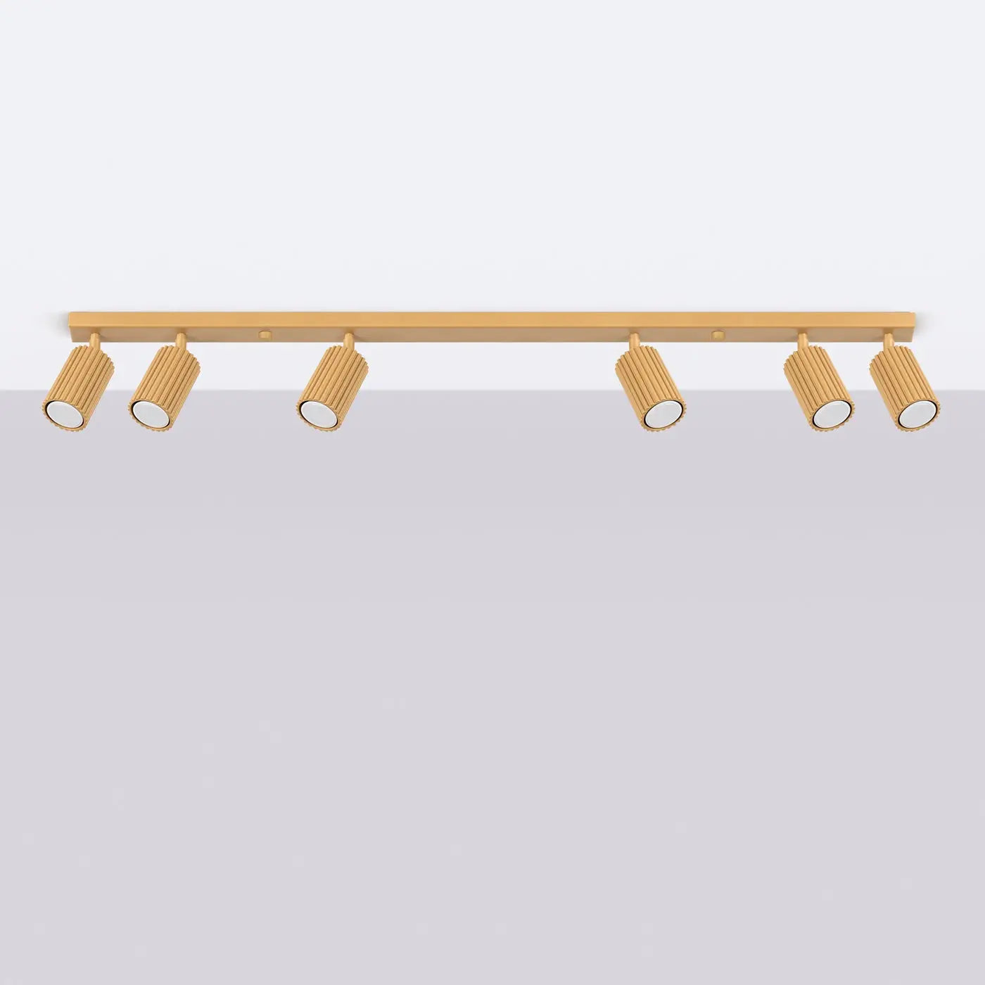 Plafonnier Spots Orientables Doré 6 Lumières - Dalumea - vue 2