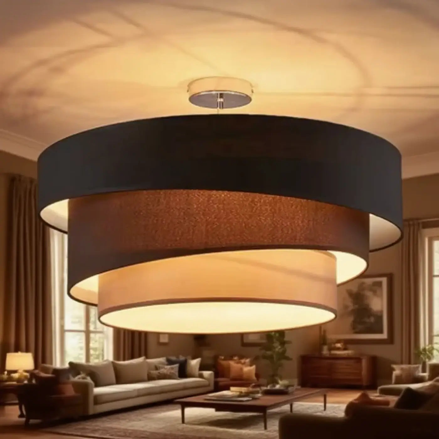 Plafonnier Rond Design Lumière Douce - Dalumea - vue 2