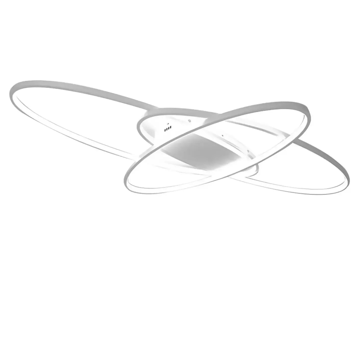Plafonnier LED Anneaux Croisés Design - Dalumea - vue 7