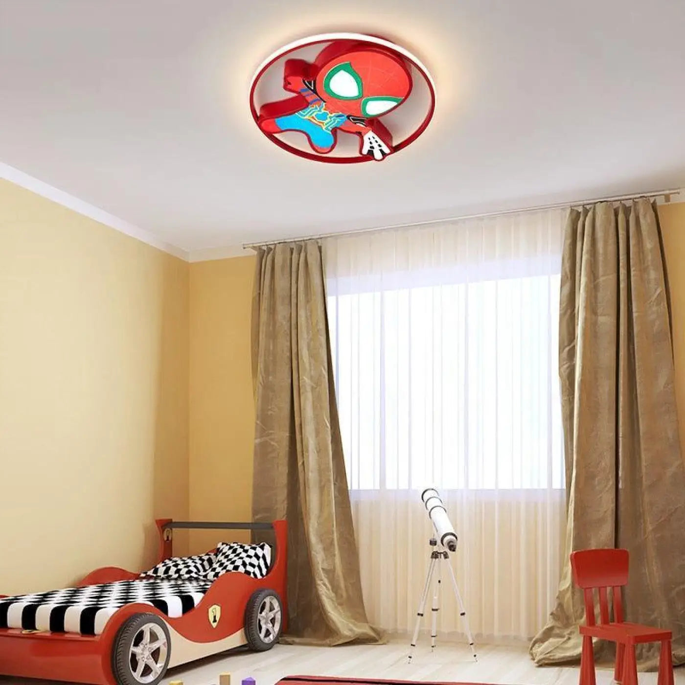 Plafonnier Enfant Super-Héros Chambre LED - Dalumea - vue 1