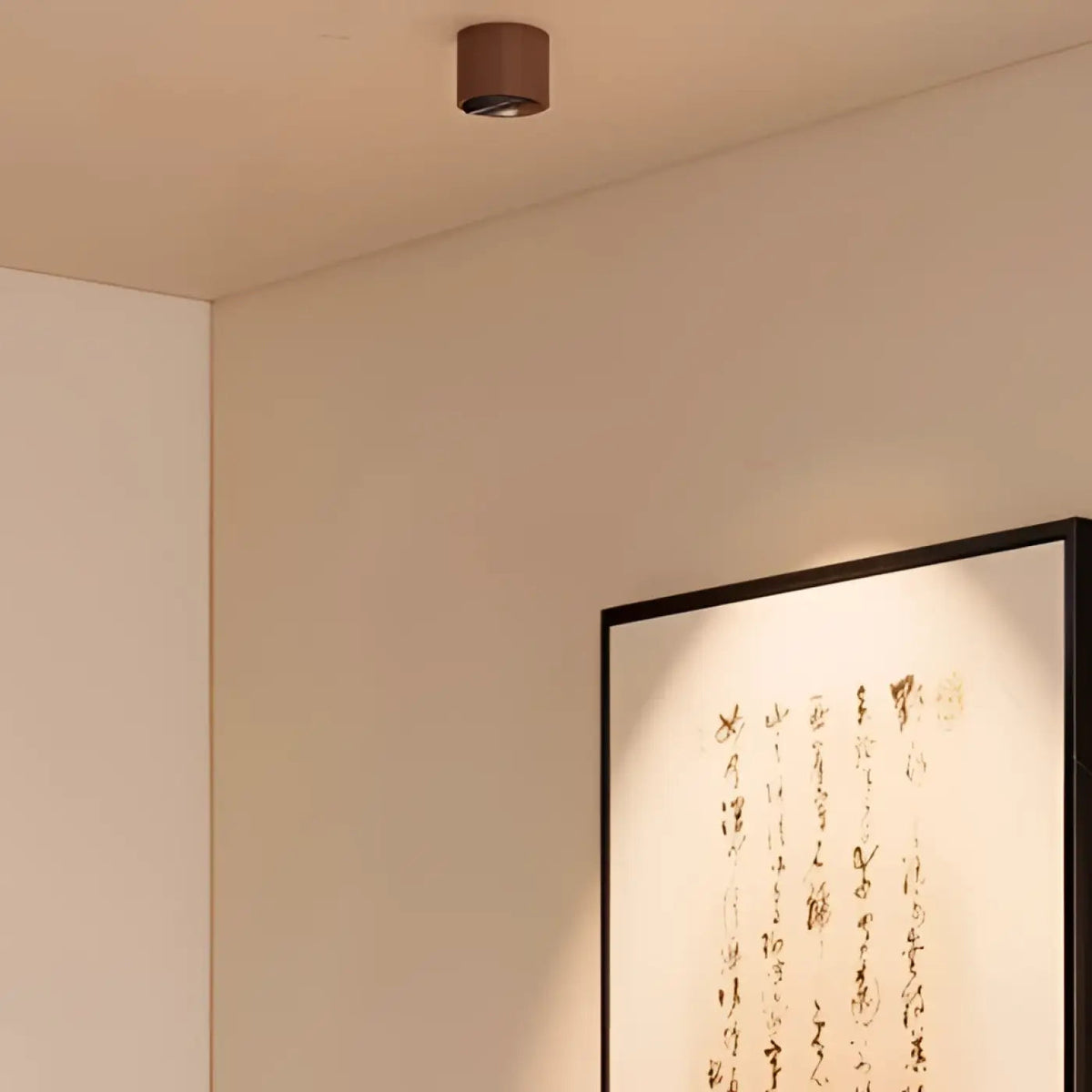 Plafonnier LED Bois Chrome - Dalumea - vue 2