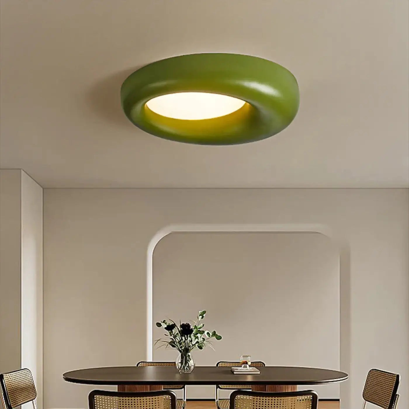 Plafonnier Design Organique Courbes Douces - Dalumea - vue 1