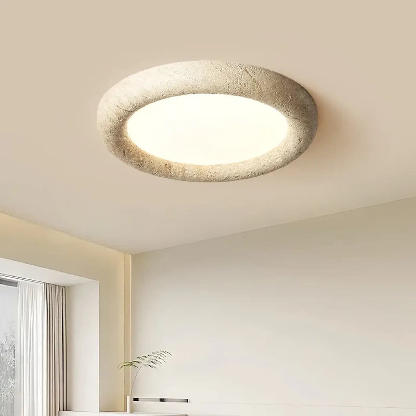 Plafonnier Feutre LED Rond - Dalumea - vue 2