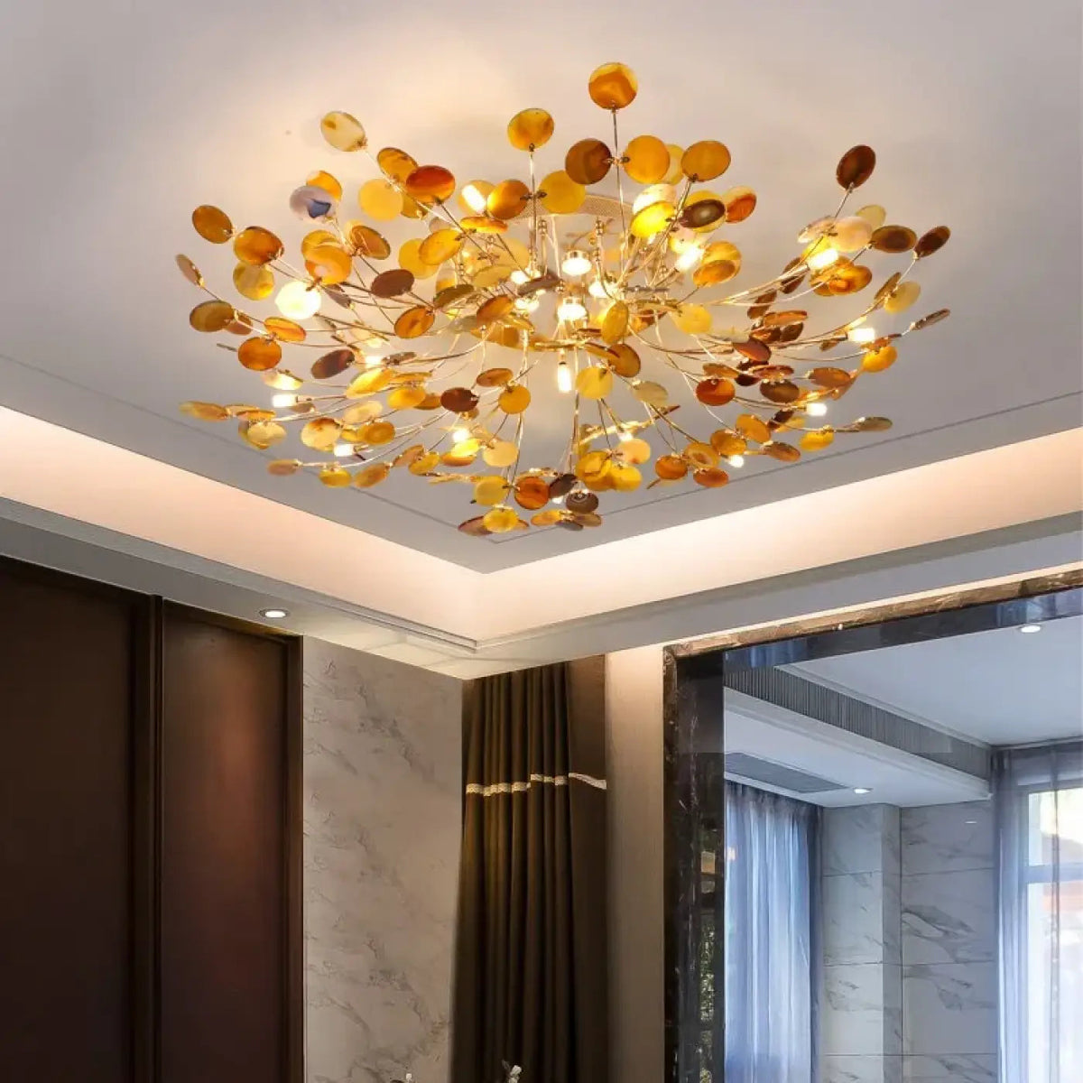 Plafonnier Design Multicolore Chic