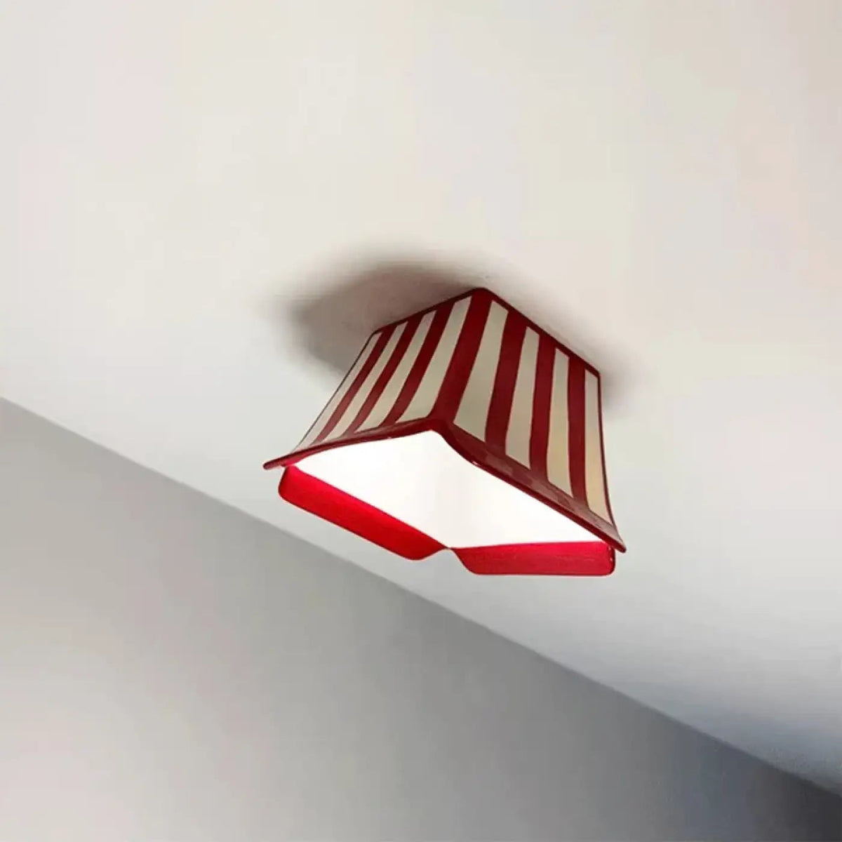 Plafonnier Enfant Rouge Blanc - Dalumea - vue 6