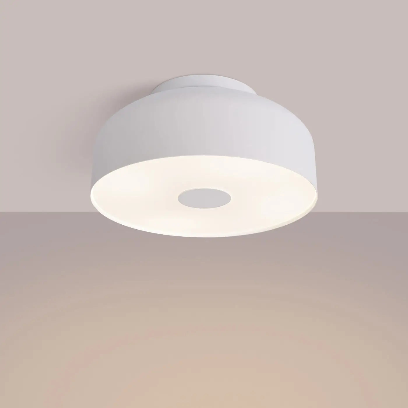 Plafonnier Blanc Moderne - Dalumea - vue 1