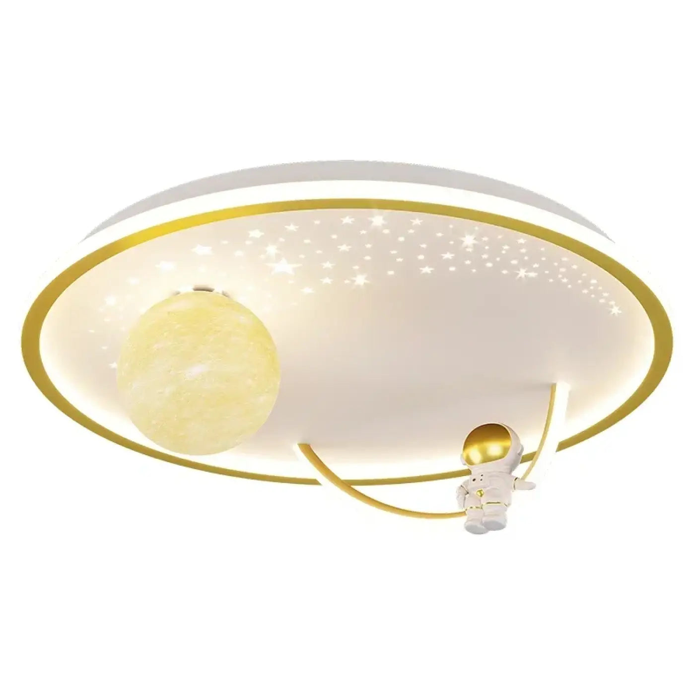 Suspension Planète Anneaux LED - Dalumea - vue 6