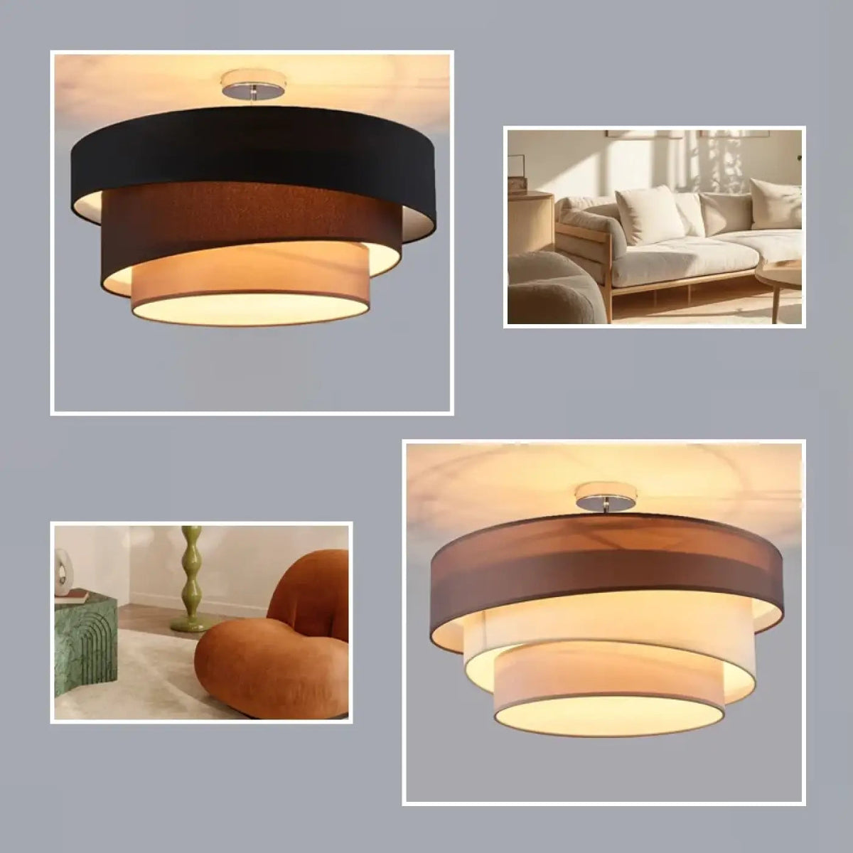 Plafonnier Rond Design Lumière Douce - Dalumea - vue 5