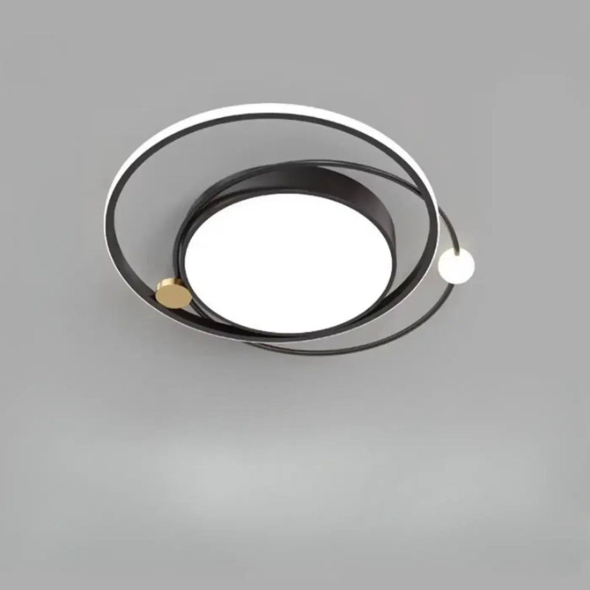 Plafonnier Anneaux Entrelacés Design Contemporain - Dalumea - vue 5