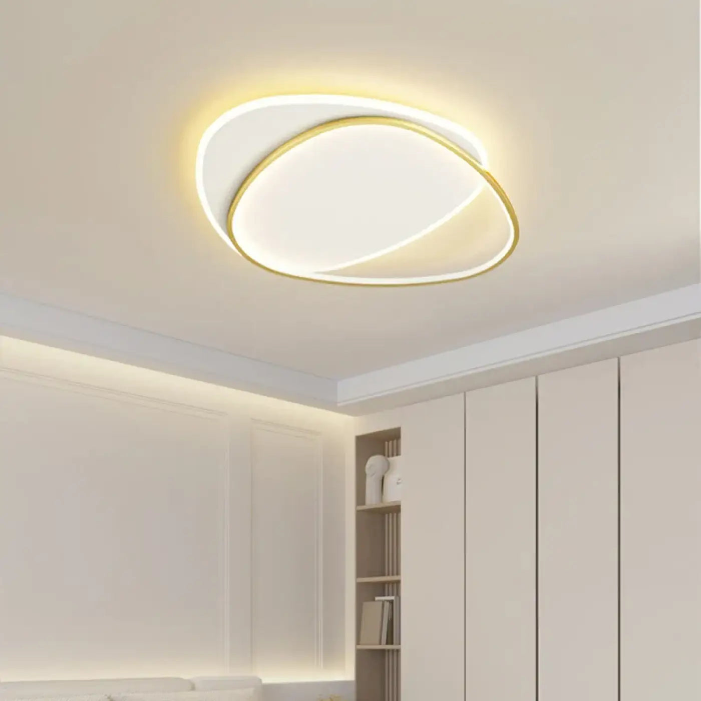 Plafonnier LED Ovale Entrelacé - Dalumea - vue 3