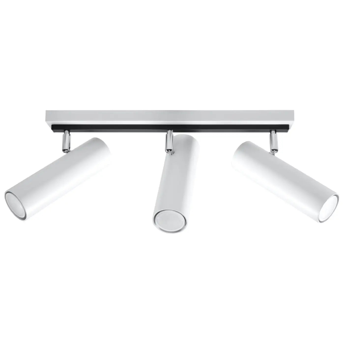 Plafonnier 3 Spots Orientables Blanc Design - Dalumea - vue 3