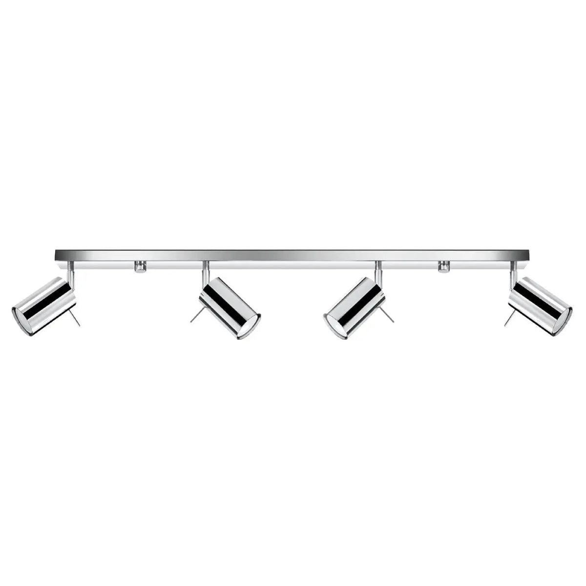 Plafonnier Rail 4 Spots Chrome