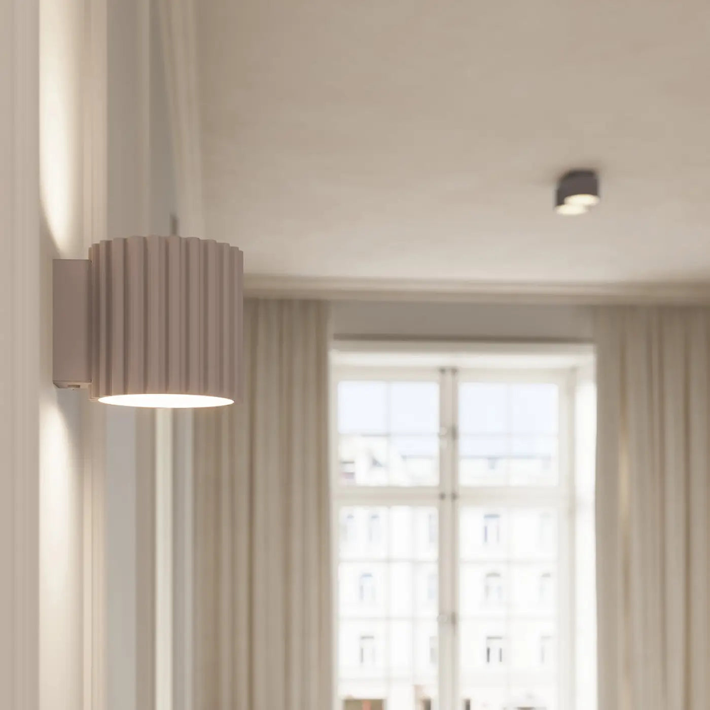 Plafonnier Double Spot Taupe - Dalumea - vue 9
