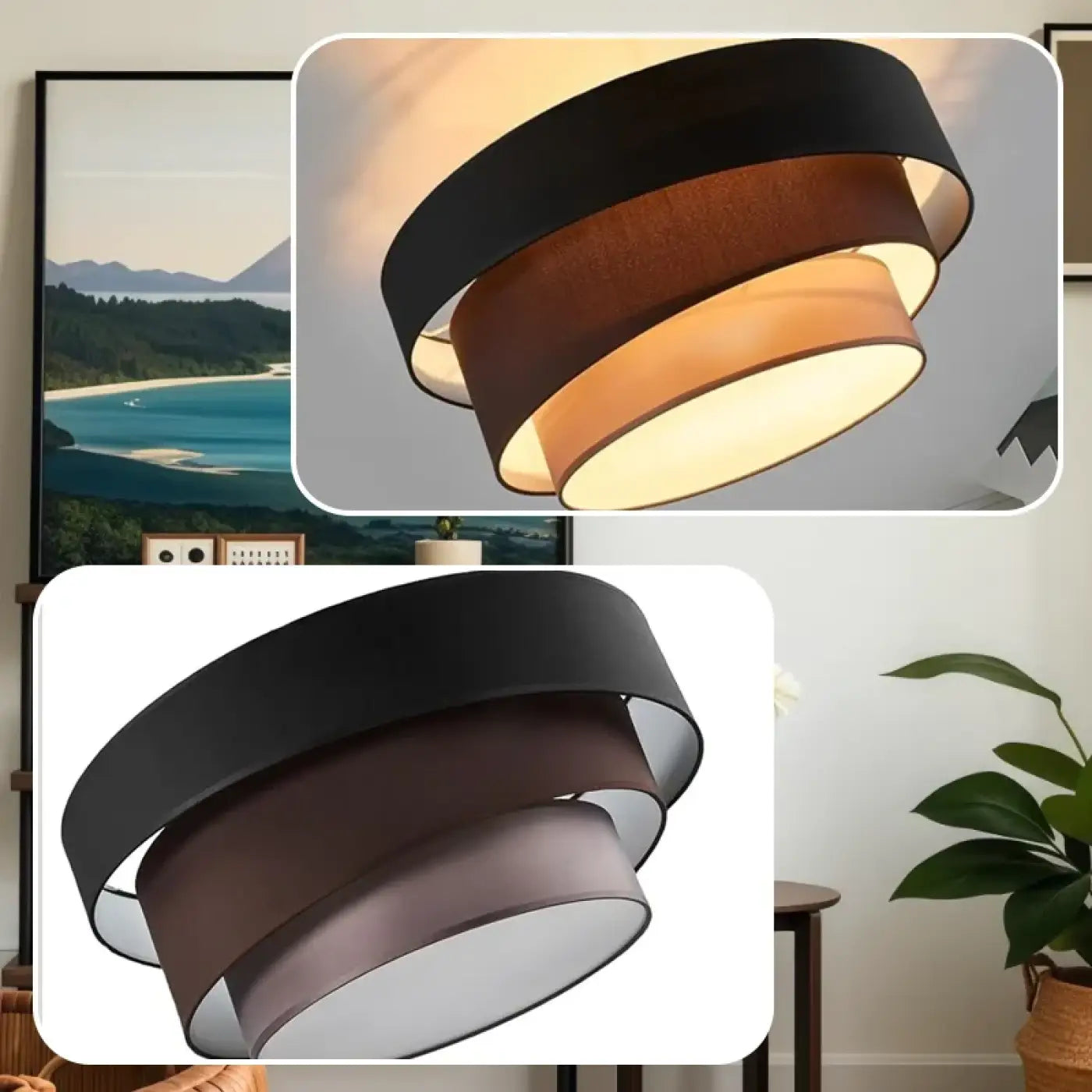 Plafonnier Rond Design Lumière Douce - Dalumea - vue 4