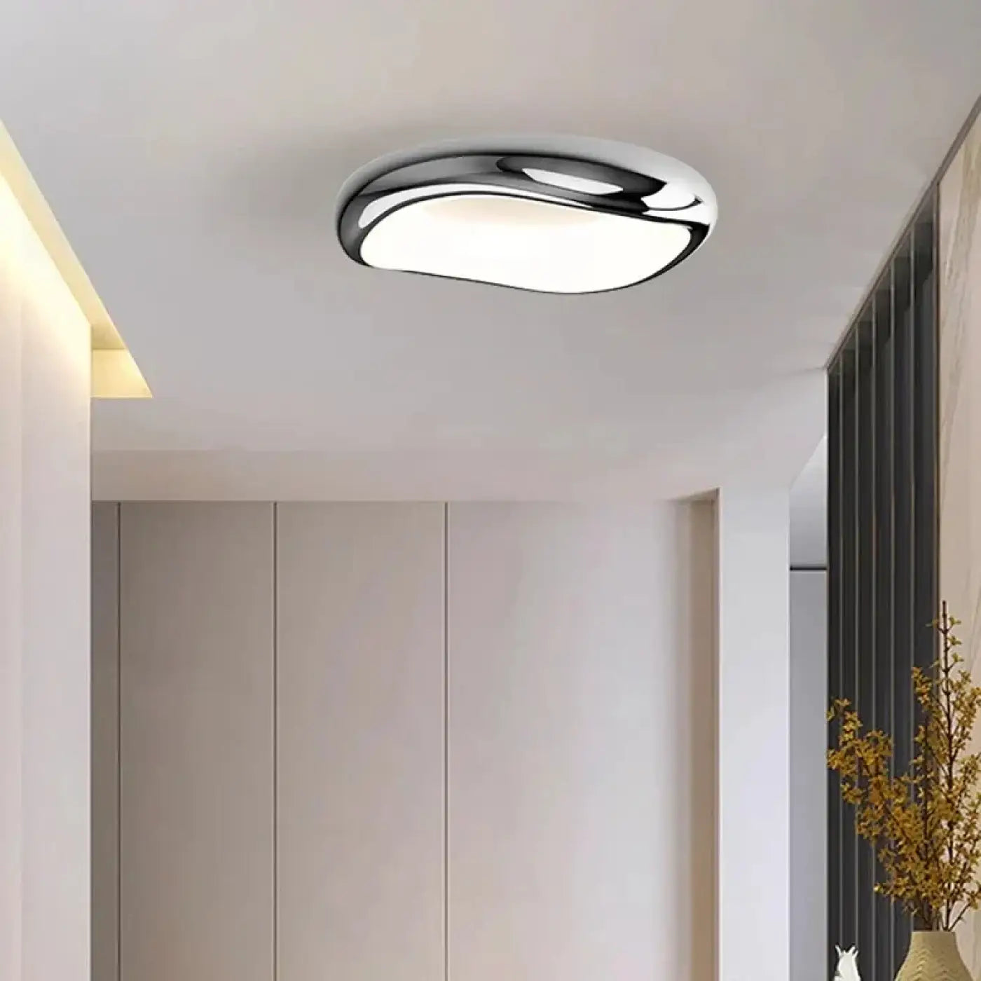 Plafonnier LED Rond Blanc Moderne - Dalumea - vue 2