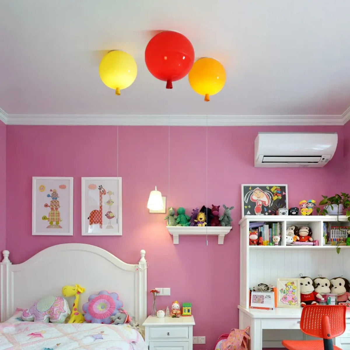 Plafonnier Chambre Enfant Ballon Coloré - Dalumea - vue 3