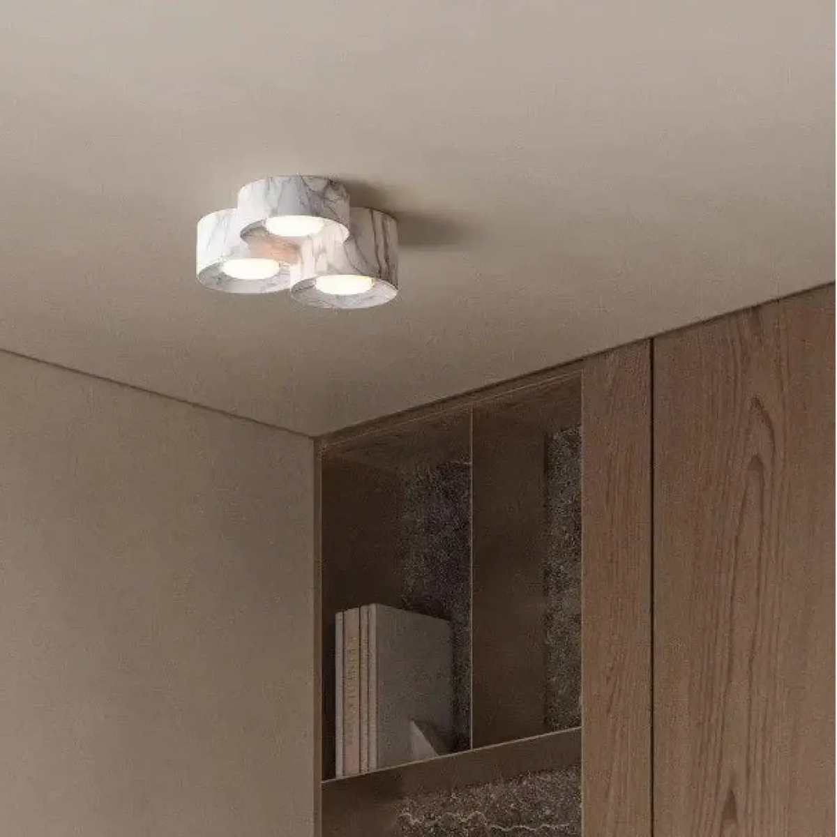 Plafonnier LED Tri Spot Couloir - Dalumea - vue 6
