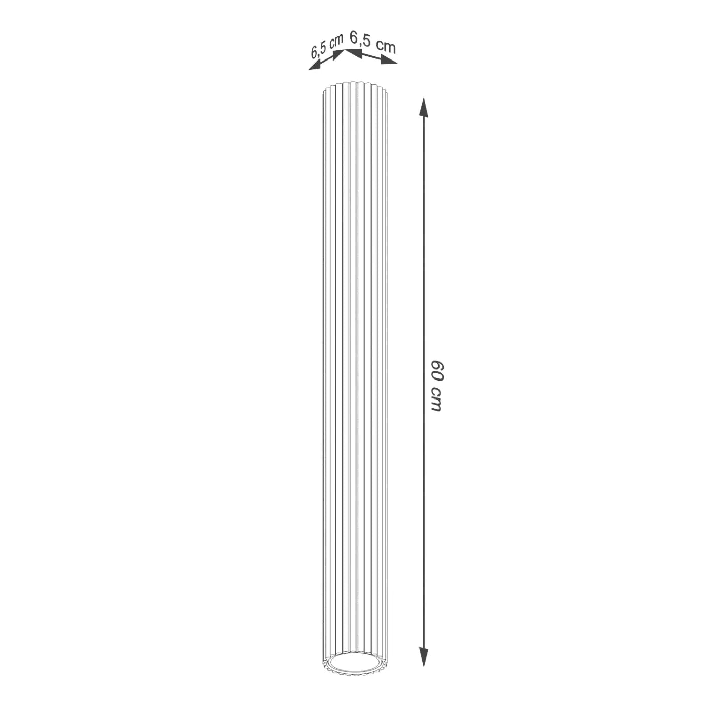 Plafonnier luminaire plafonnier cylindrique or au style cannele chic - or - Dalumea - vue 11