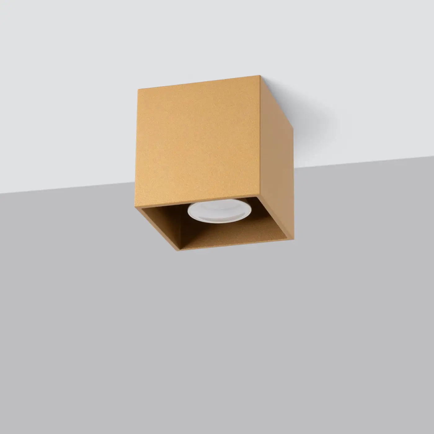 Plafonnier LED Doré Minimaliste - Dalumea - vue 2