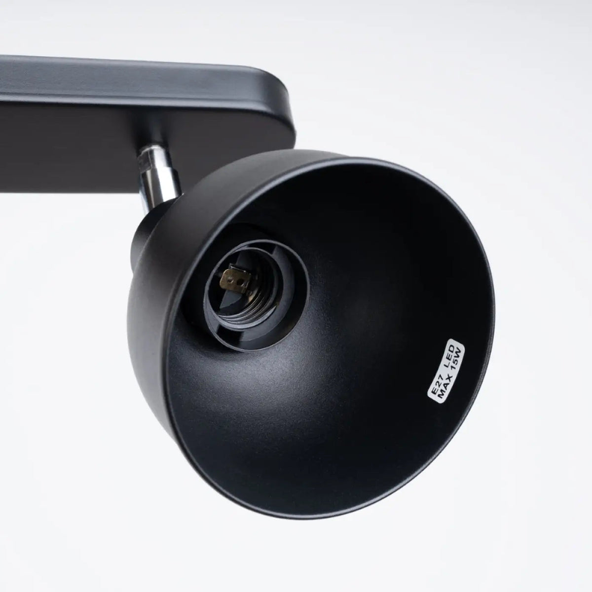 Plafonnier Double Spot Orientable Noir - Dalumea - vue 6