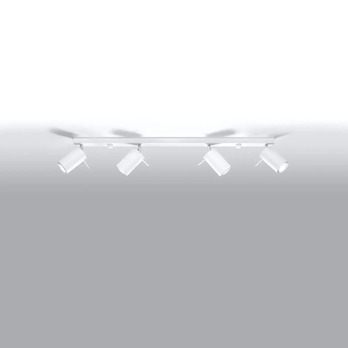 Plafonnier Rail 4 Spots Blanc - Dalumea - vue 2