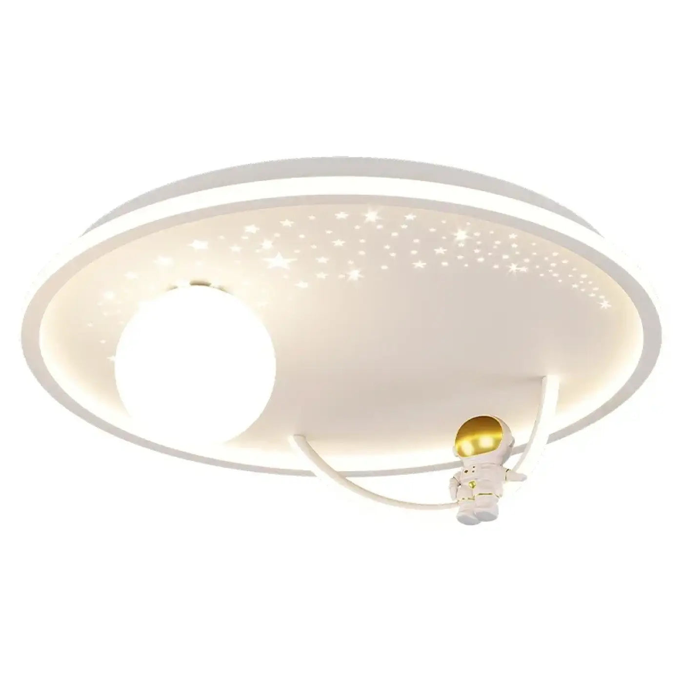 Suspension Planète Anneaux LED - Dalumea - vue 7